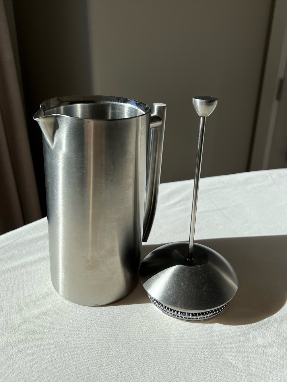 Frieling Brushed Stainless Steel French Press Coffee Maker 36oz